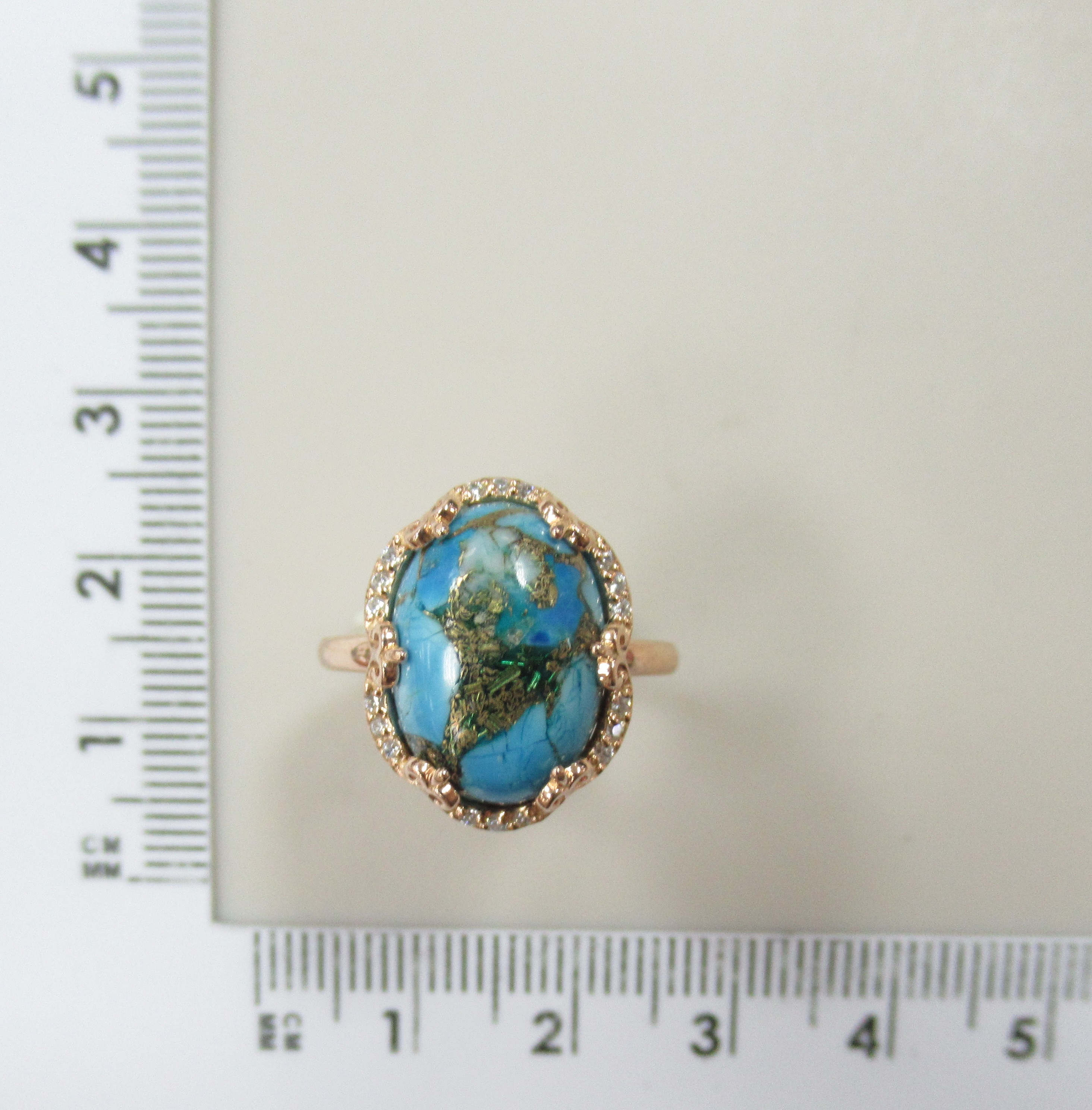 Серебряное кольцо с бирюзой
